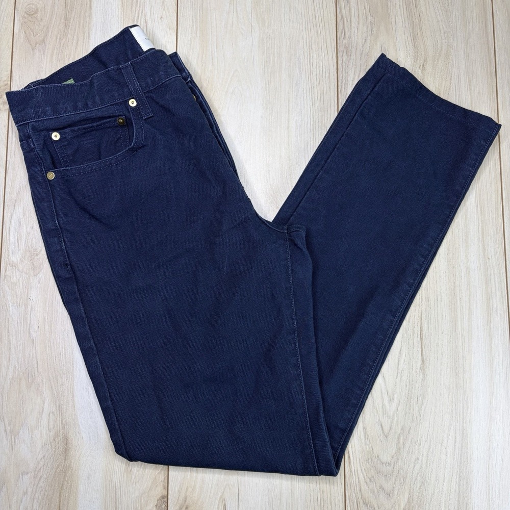 Sid Mashburn 5-Pocket Pant Mens Size 32x32 Navy Blue Cotton